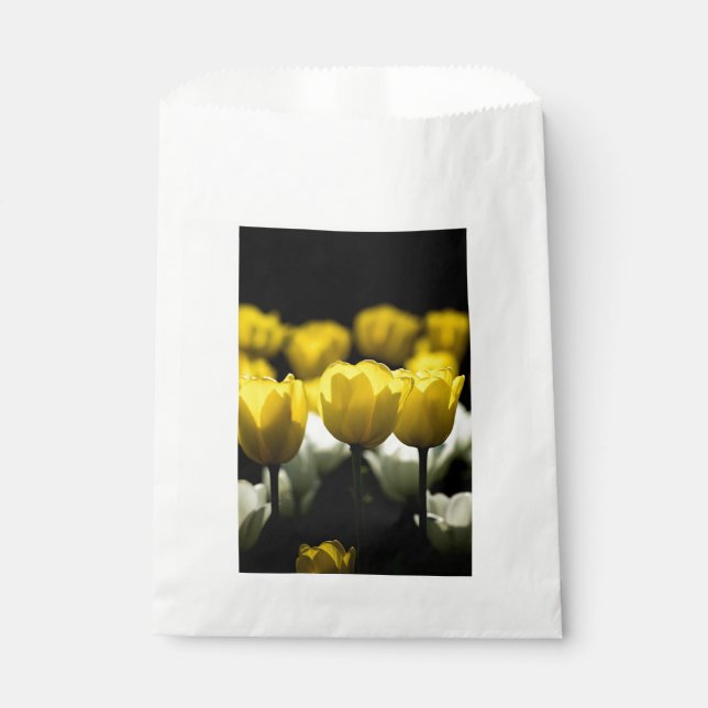 Sacolinha Tulipas Amarelas e Brancas (Frente)