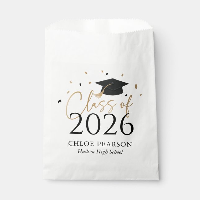 Sacolinha Turma de 2026 Formatura com Confetes (Frente)
