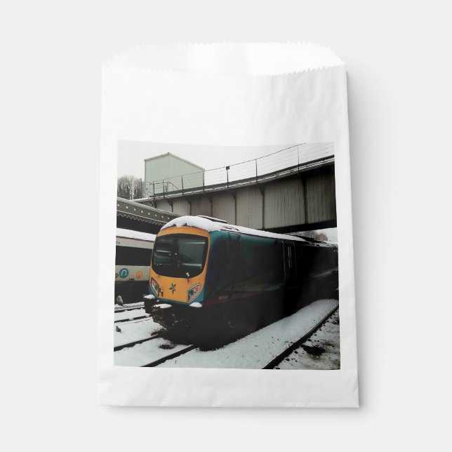 Sacolinha Turquesa e comboio amarelo (Frente)