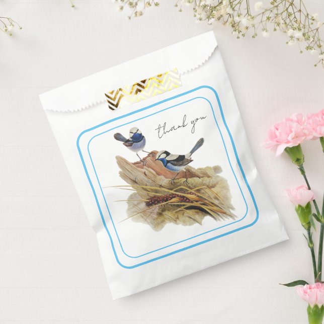 Sacolinha Turquoisine Superb Warbler, Obrigado (Selado)