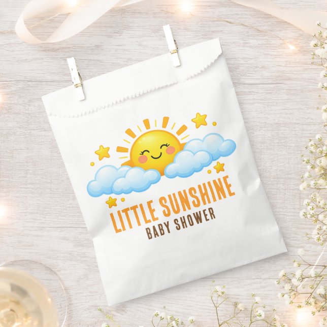 Sacolinha twinkle Little Stars Baby Shower Party Supplies (Cortado)