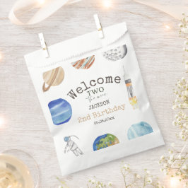 Sacolinha Two The Moon | Modern Space 2nd Birthday Décor