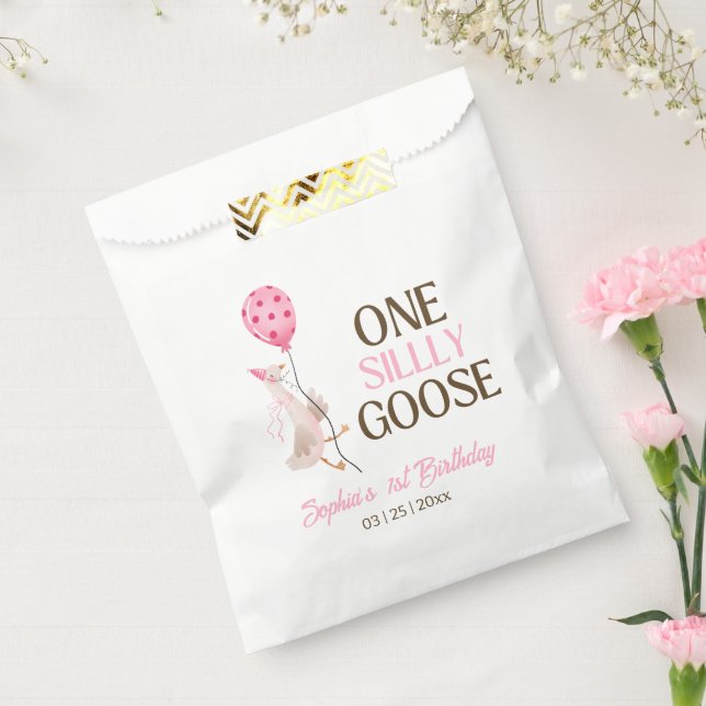 Sacolinha Um Aniversário de Ganso Tolo, Aniversário de 1 Ano (Selado)