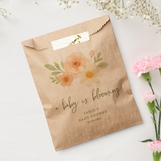 Sacolinha Um bebê é um Chá de fraldas sangrento (Selado)