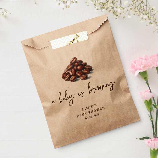 Sacolinha Um bebê está criando Chá de fraldas (Selado)