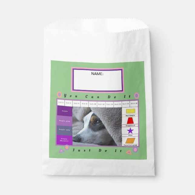 Sacolinha Um Belo Cão Engraçado Educativo (Frente)