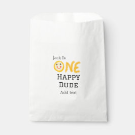 Sacolinha Um cara feliz 1rua feliz Aniversário sorrido amare