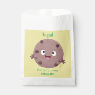 Sacolinha Um desenho animado de biscoito de chocolate inteli