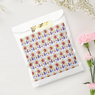 Sacolinha Um design vibrante com creme amarelo e laranja