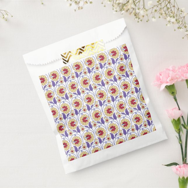 Sacolinha Um design vibrante com creme amarelo e laranja (Selado)