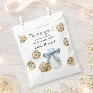 Sacolinha Um Doce Biscoito e Leite Aniversário Obrigado