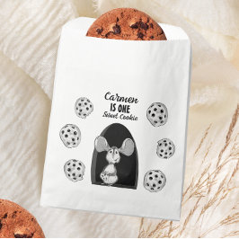 Sacolinha Um Doce Rato de Biscoito Primeiro Aniversário