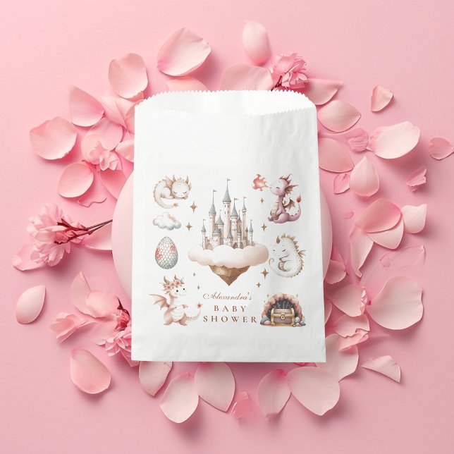 Sacolinha Um Dragão Pequeno está no Caminho Chá de fraldas (Criador carregado)