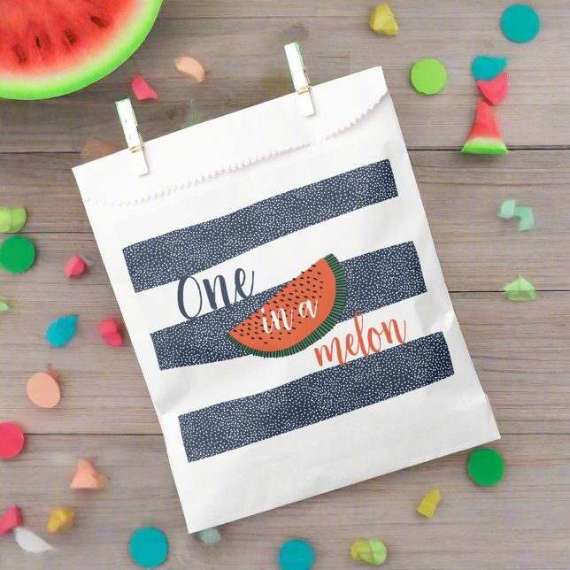 Sacolinha Um em um Melão primeiro aniversario Melancia Strik (Criador carregado)