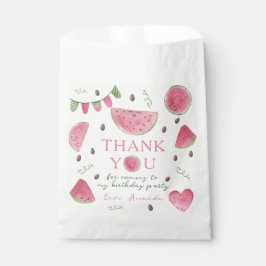 Sacolinha Um em um Melon Watermelon Girl, obrigado de aniver