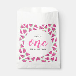 Sacolinha Um em um primeiro aniversario de melão