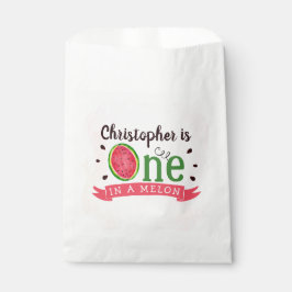 Sacolinha Um Em Um primeiro aniversario De Melão