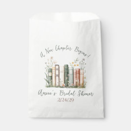 Sacolinha Um Novo Capítulo Começa! Chuveiro de Noiva Floral 