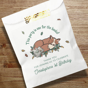 Sacolinha Um para os Livros Fox Birthday Obrigado