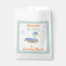 Sacolinha Um Pato Sortudo & Bolhas Aniversário de Um Ano Pa