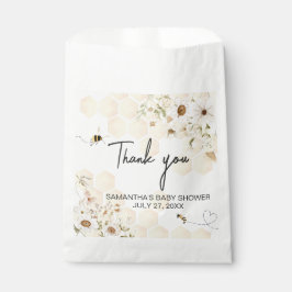 Sacolinha Um Pequeno Chá de fraldas De Abelhas De Mel