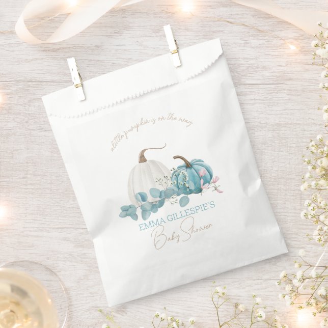 Sacolinha Um Pequeno Chá de fraldas De Abóbora (Cortado)