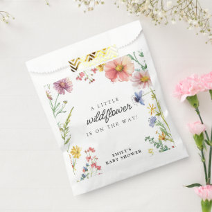 Sacolinha Um pequeno Chá de fraldas de flor selvagem