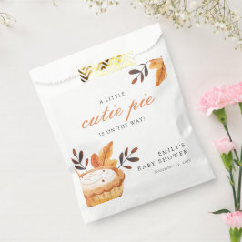 Sacolinha Um Pequeno Chá de fraldas Floral De Pizza Cutil