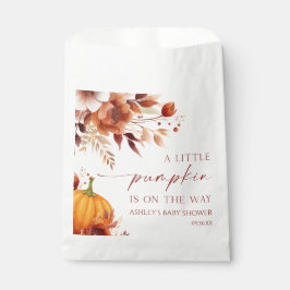 Sacolinha Um Pequeno Chá de fraldas Floral Rusty Burgundy