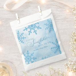 Sacolinha Um pequeno floco de neve Chá de fraldas da Terra M