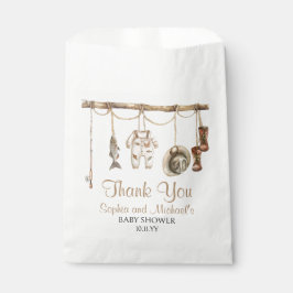 Sacolinha Um Pequeno Pescador Está A Caminho Do Chá de frald