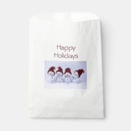 Sacolinha Um quarteto de homens de neve