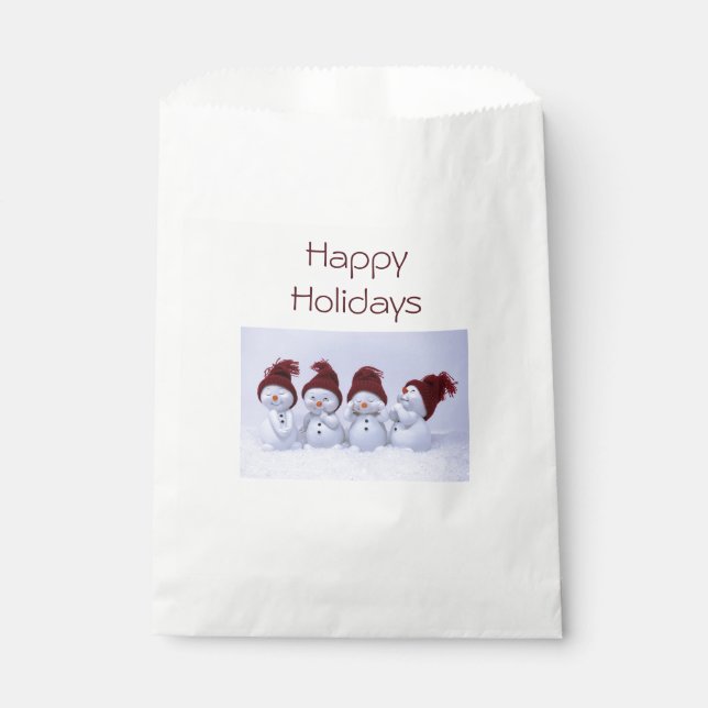 Sacolinha Um quarteto de homens de neve (Frente)