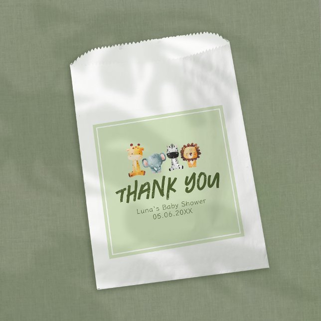 Sacolinha Um Selvagem Está A Caminho Do Chá de fraldas Safar (Criador carregado)