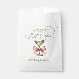 Sacolinha Um Tini Bit Antigo Martini Arco Rosa Aniversário