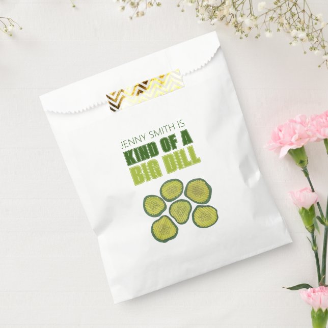 Sacolinha Um tipo de "Big Dill Deal Green Pickle Congrats" (Selado)