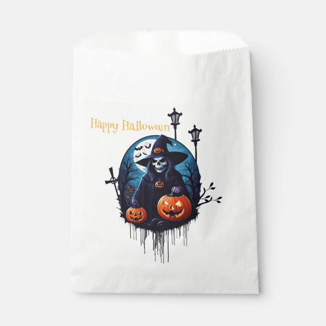 Sacolinha Uma cena assustadora do Dia das Bruxas (Frente)