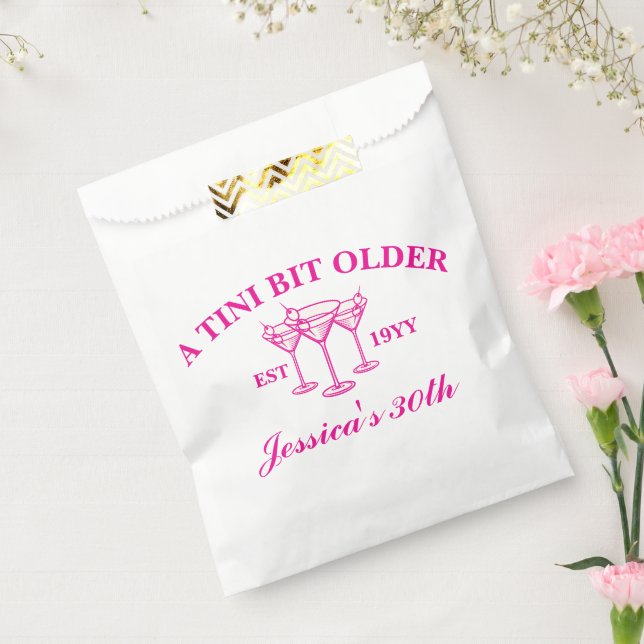 Sacolinha Uma Festa de aniversário Personalizada De Martini  (Selado)