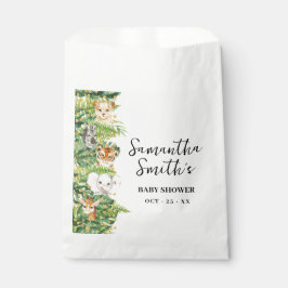 Sacolinha Uma festa de Chá de fraldas Safari Selvagem