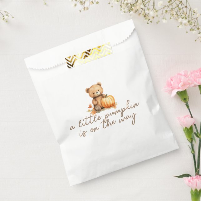 Sacolinha Uma Pequena Abóbora Está A Caminho Do Chá de frald (Selado)