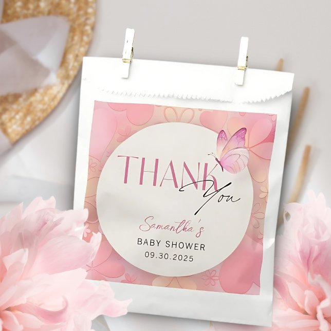 Sacolinha Uma Pequena Borboleta está no Caminho Chá de frald (Criador carregado)