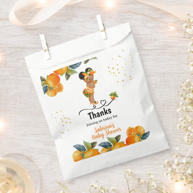 Sacolinha Uma pequena Cutie está no seu Chá de fraldas (Cortado)