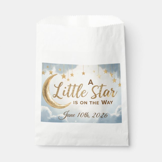 Sacolinha Uma Pequena Estrela Está no Caminho do Chá de fral (Frente)