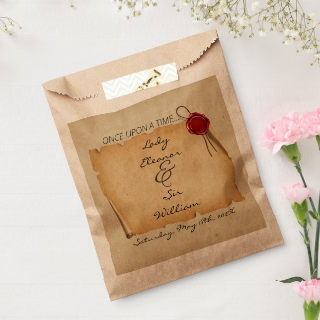 Sacolinha Uma Vez Em Um Tempo Medieval Cera De Rolagem (Selado)