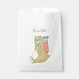 Sacolinha Urso da mamãe É uma garota Saco do Favorito do