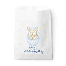 Urso de pelúcia personalizado para o primeiro aniv