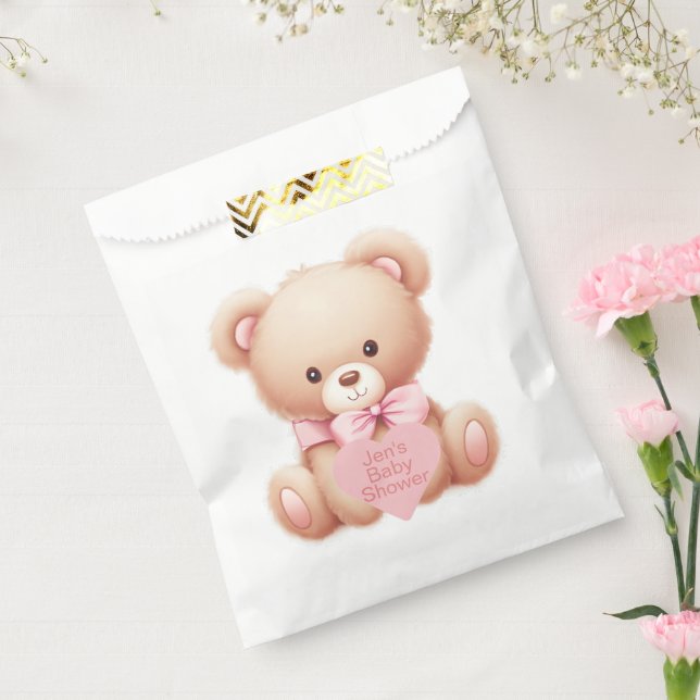 Sacolinha Urso de Teddy Rosa (Selado)