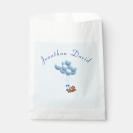 Sacolinha Urso e Balões Cons Personalizados