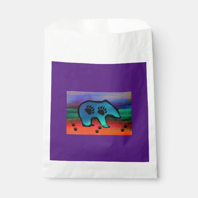 Sacolinha Urso-Espírito das Luzes do Norte do Urso (Frente)