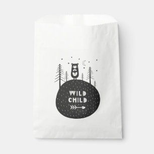 Sacolinha Urso Infantil Selvagem na Floresta da Noite - Bag 